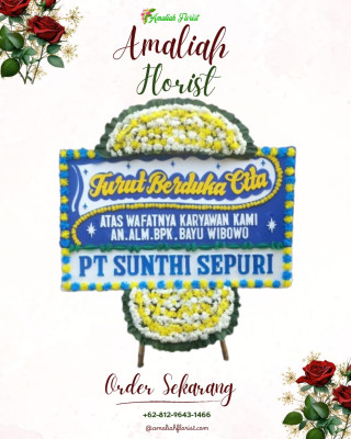 Papan Bunga Duka di Duren Tiga