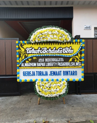 Papan Bunga Duka di Duren Tiga