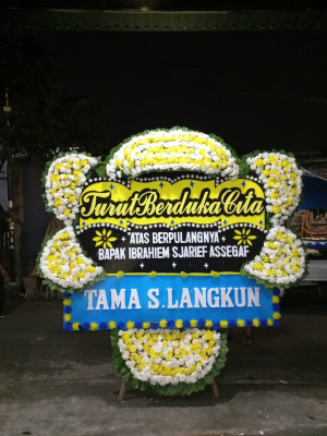 Papan Bunga Duka di Duren Tiga
