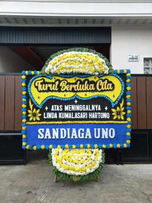 Papan Bunga Duka di Duren Tiga