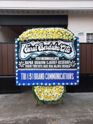 Papan Bunga Duka di Duren Tiga